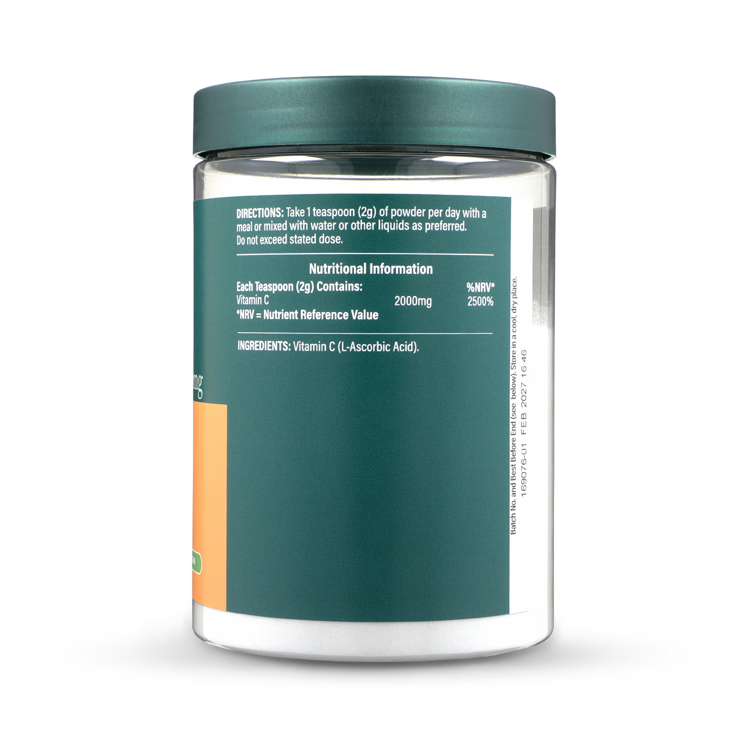 Holland & Barrett Vitamin C 2000mg Powder 567g, UK version