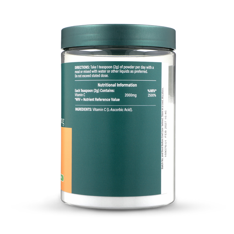 Holland & Barrett Vitamin C 2000mg Powder 567g, UK version