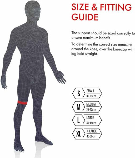 Vulkan Classic Stabilised Open-Patella Knee Support S, UK version