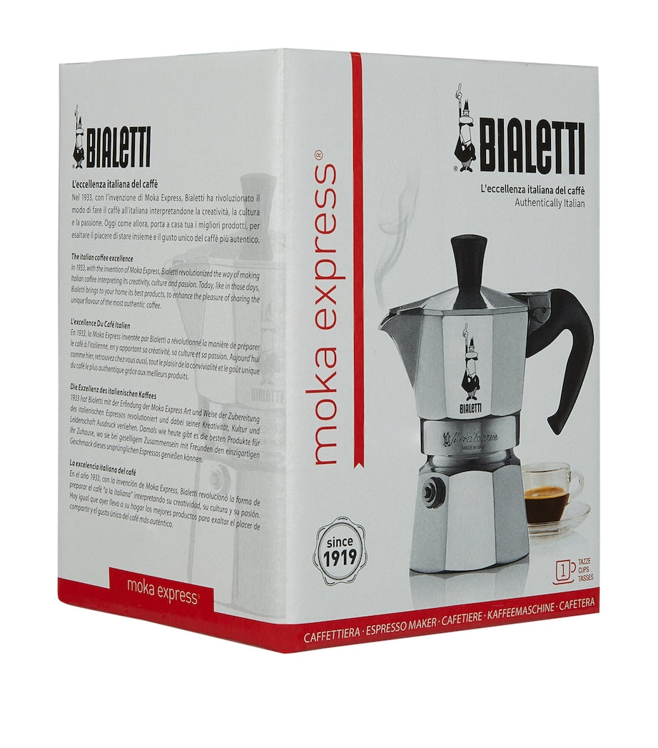 Bialetti Moka Express espresso maker, UK version