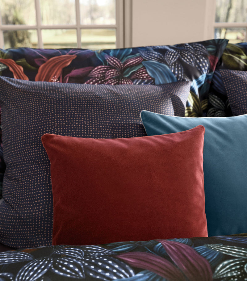 Schlossberg cotton velvet Elodie cushion cover 40cm x 40cm (British brand)