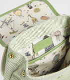 Harrods embroidered backpack with magnetic fastening, UK version