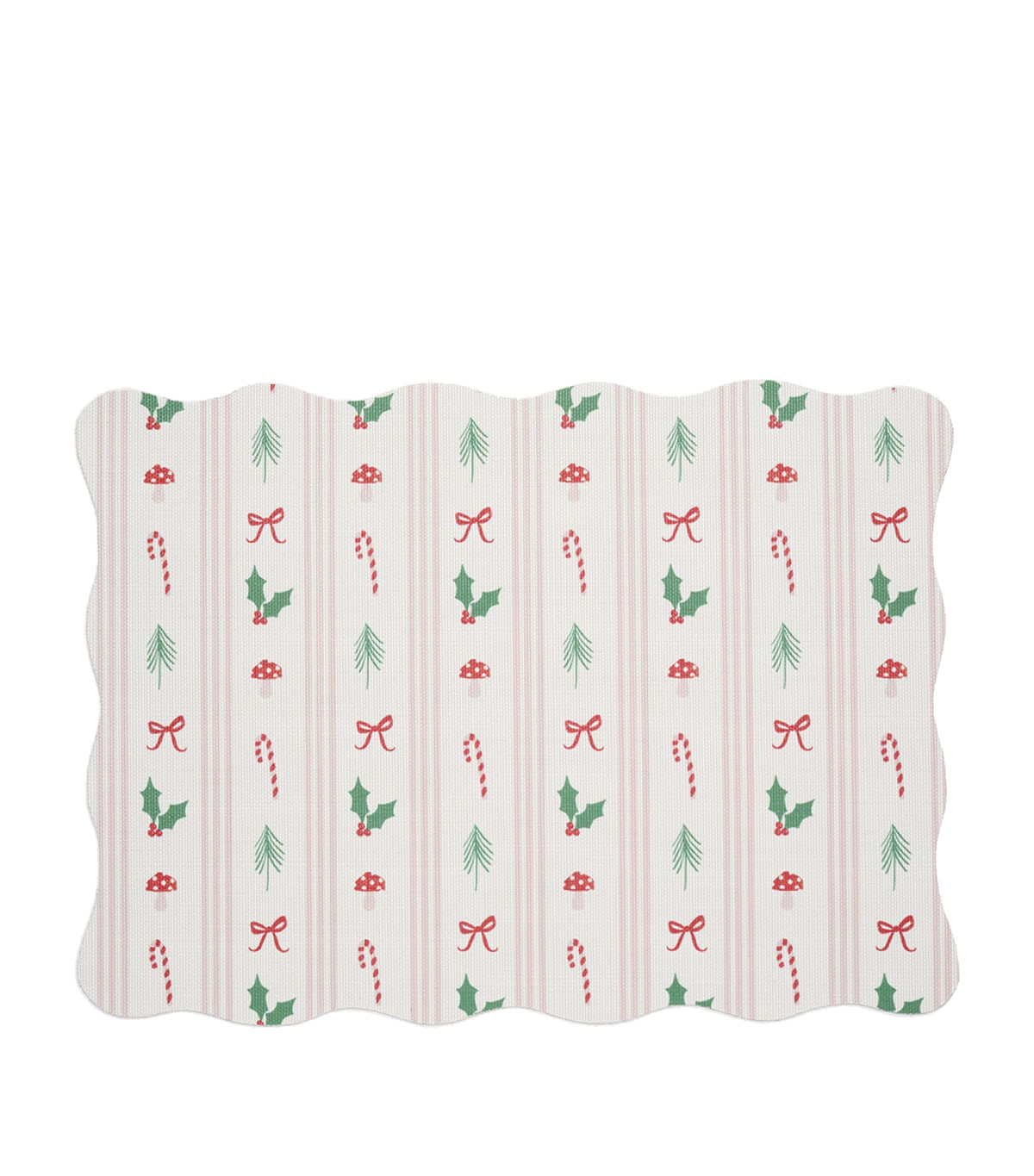 Chilewich Festive Icon Stripes placemat 34cm x 47cm - British product