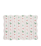 Chilewich Festive Icon Stripes placemat 34cm x 47cm - British product
