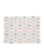 Chilewich Festive Icon Stripes placemat 34cm x 47cm - British product
