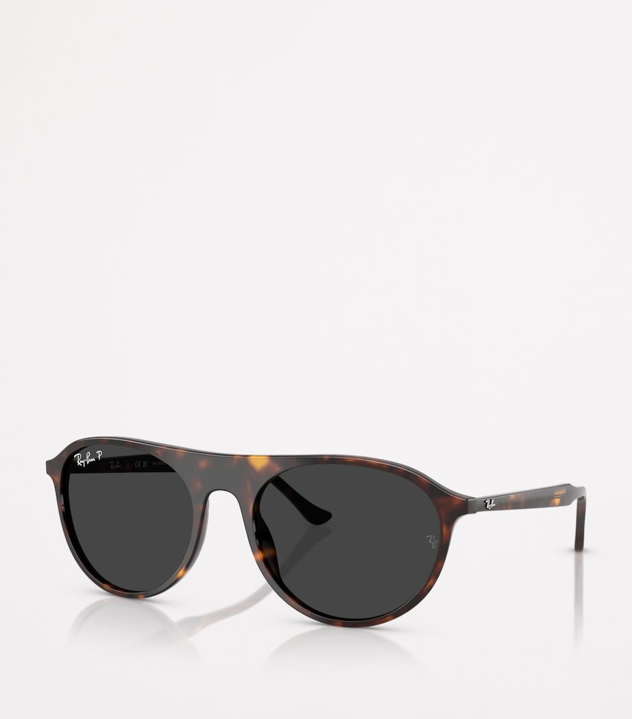 Ray-Ban RB2215 rounded square sunglasses, imported from the UK