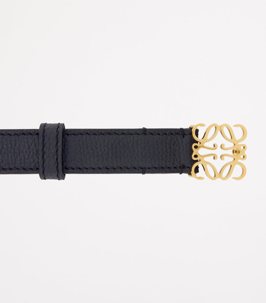 LOEWE Anagram calfskin belt (British brand)