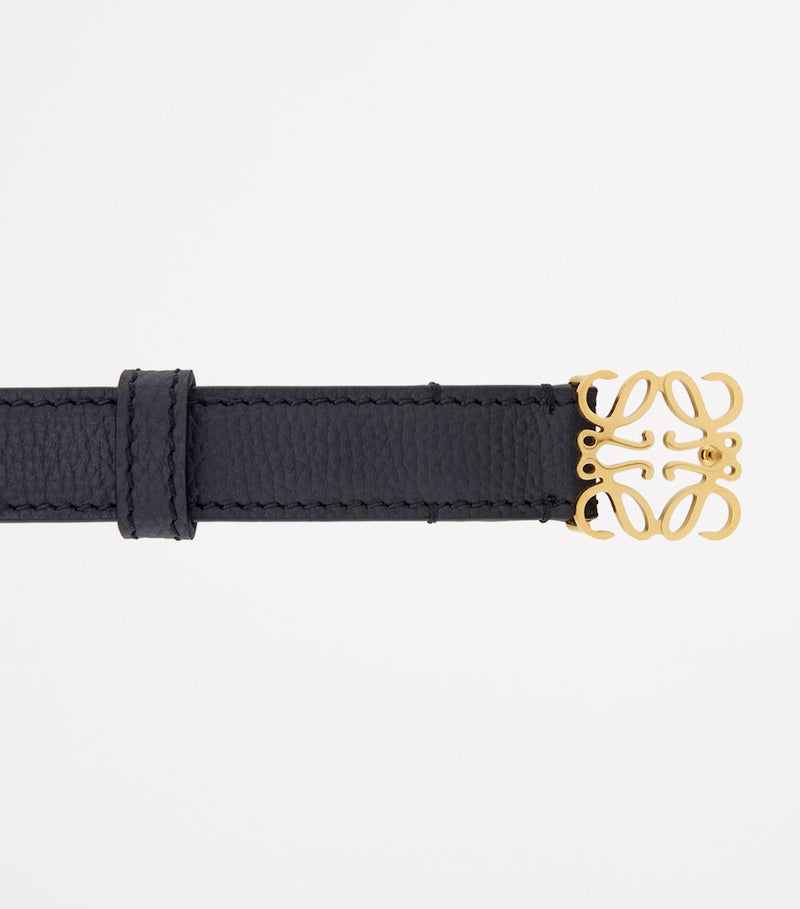 LOEWE Anagram calfskin belt (British brand)