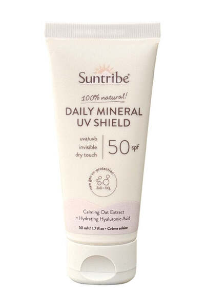 Suntribe UV Shield SPF 50 mineral sunscreen 50ml - British product