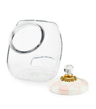MacKenzie-Childs Rosy Check Cookie Jar 3.79L, imported from the UK