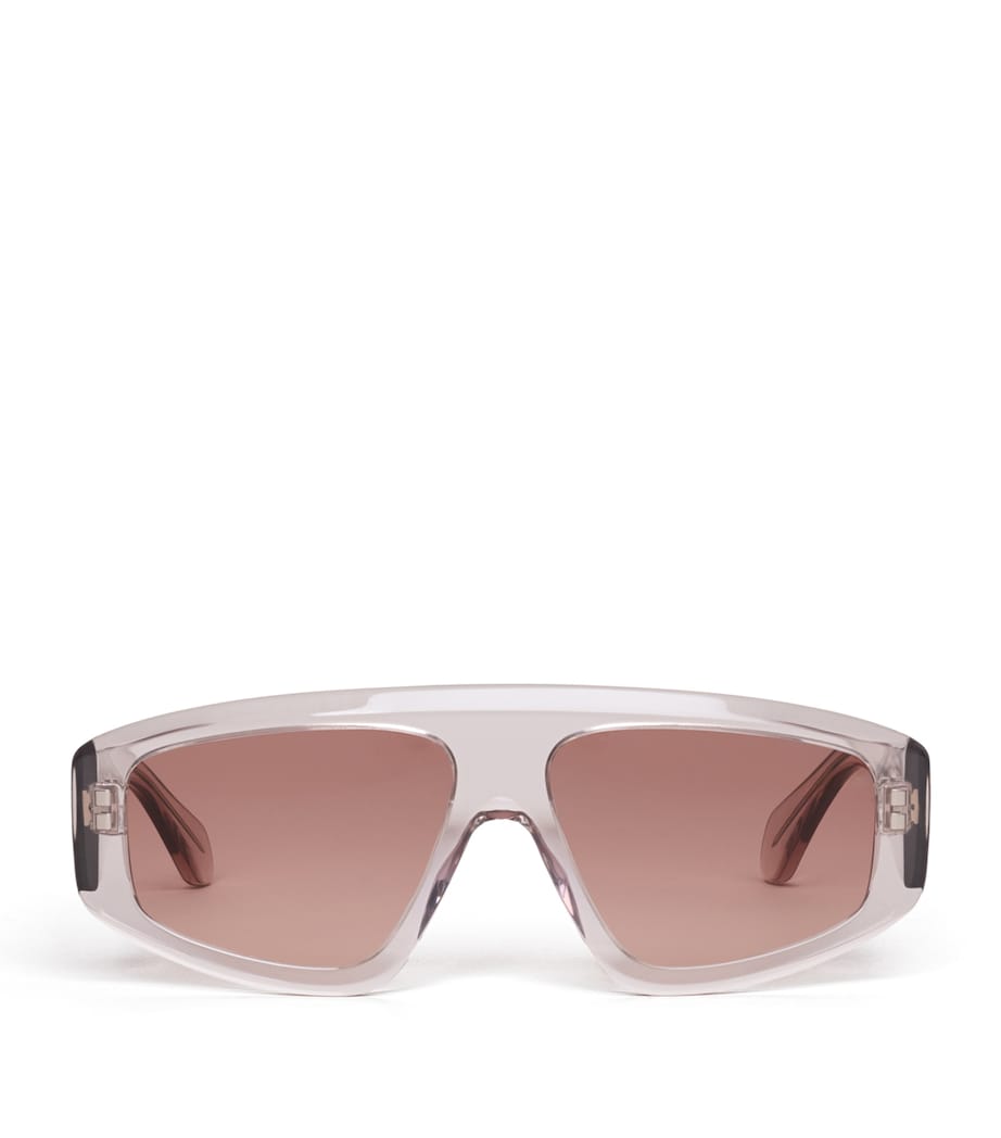 Alaïa acetate aviator mask sunglasses - British product