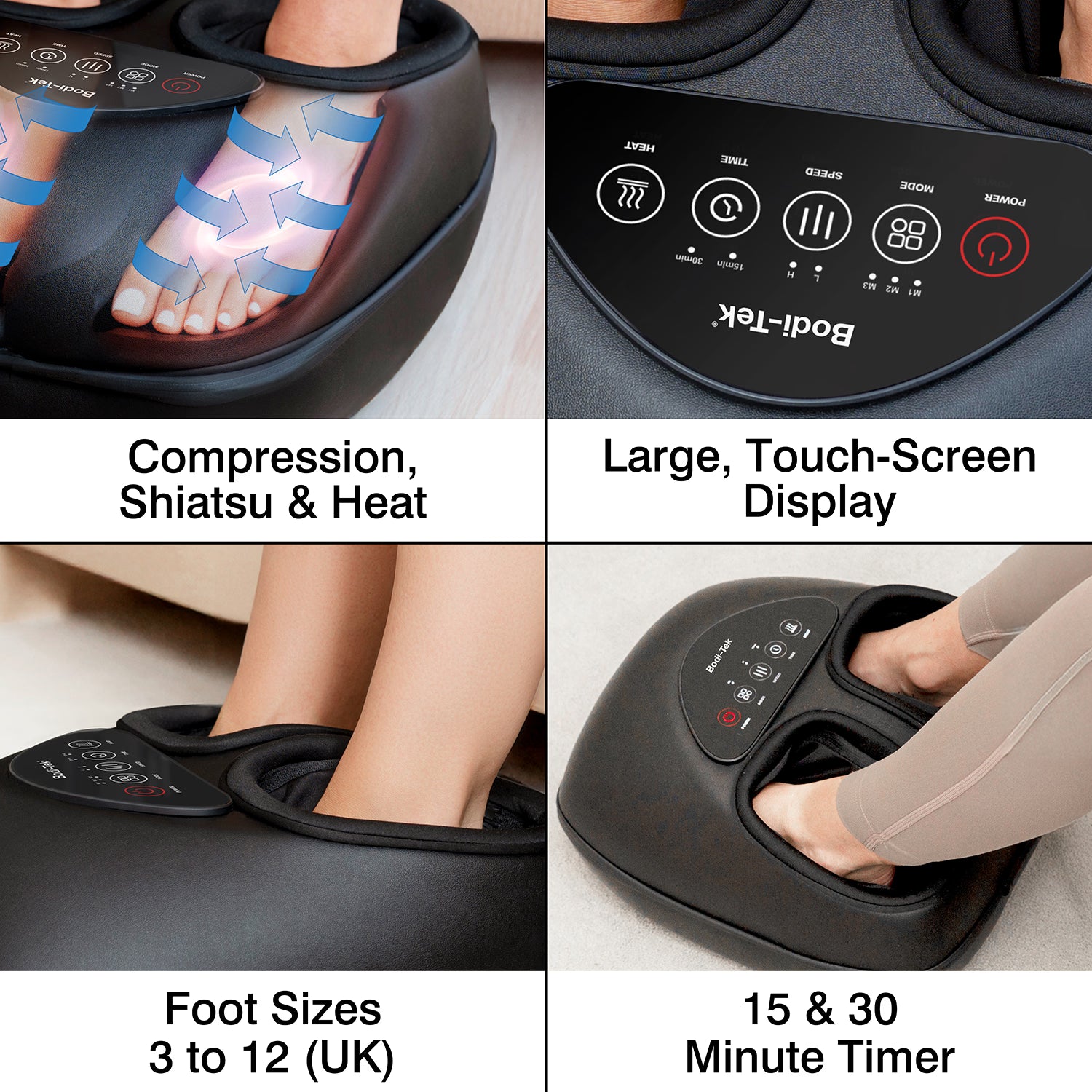 Bodi-Tek 3-in-1 foot massager (British brand)