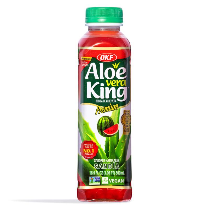 OKF aloe vera drink watermelon flavoured - British product