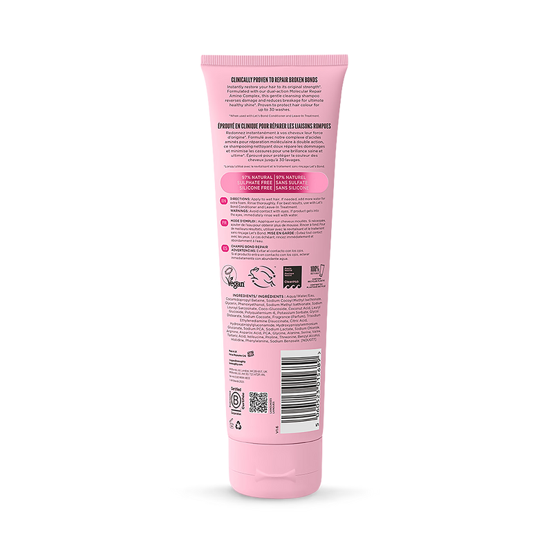 Noughty Let's Bond shampoo 250ml (British brand)