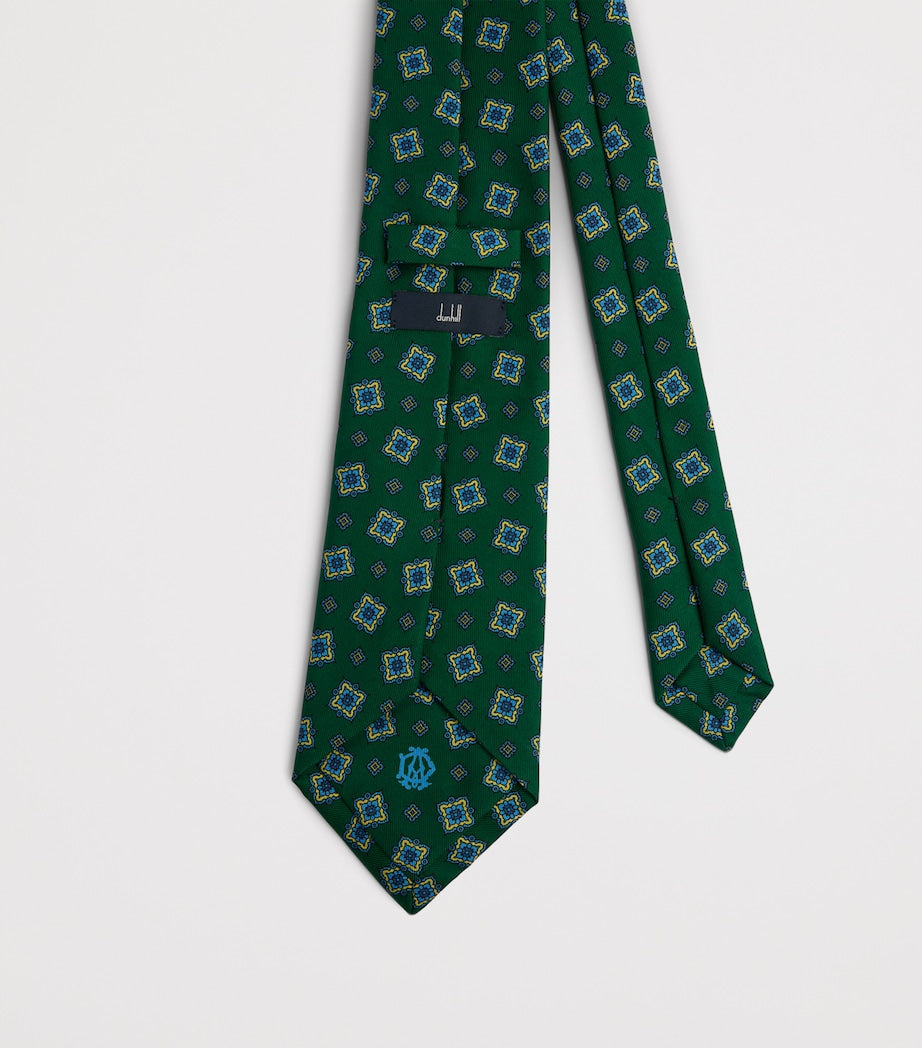 Dunhill silk printed tie, imported from the UK
