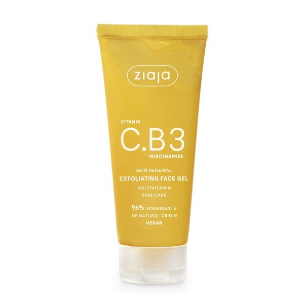 Ziaja Vitamin C.B3 Niacinamide Exfoliating Face Gel 100ml (British brand)