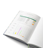 Papier Starry Ikat A5 finance planner, imported from the UK
