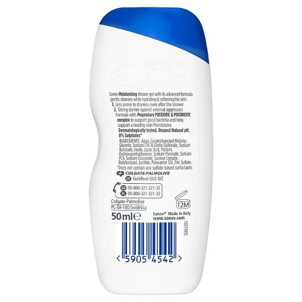 Sanex Dermo Moisturising Shower Gel Normal to Dry Skin 50ml