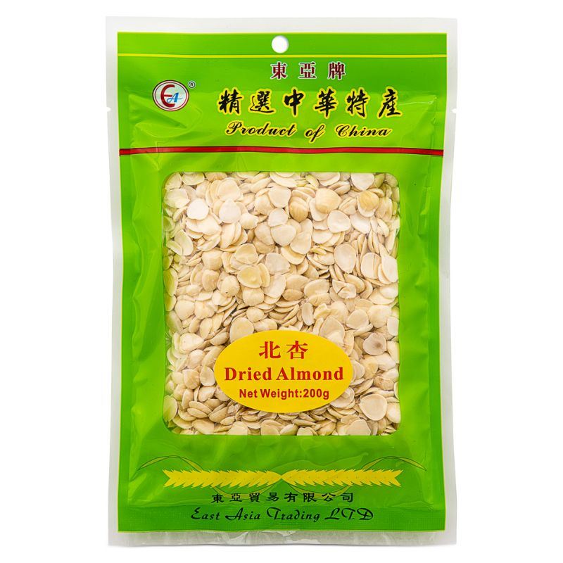 East Asia Brand dried north almonds, imported from the UK