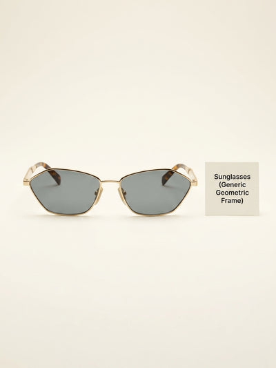 selfridges Prada PR D50S Irregular-Frame Metal Sunglasses- Buy online at McGrocer