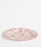 Harrods bone china toile platter 36cm, UK version
