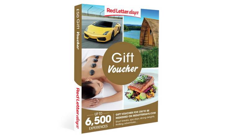 Red Letter Days £50 Gift Voucher GOODS Argos