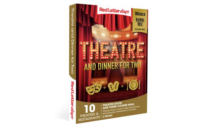 Red Letter Days Theatre & Dinner For Two Gift Experience GOODS Argos