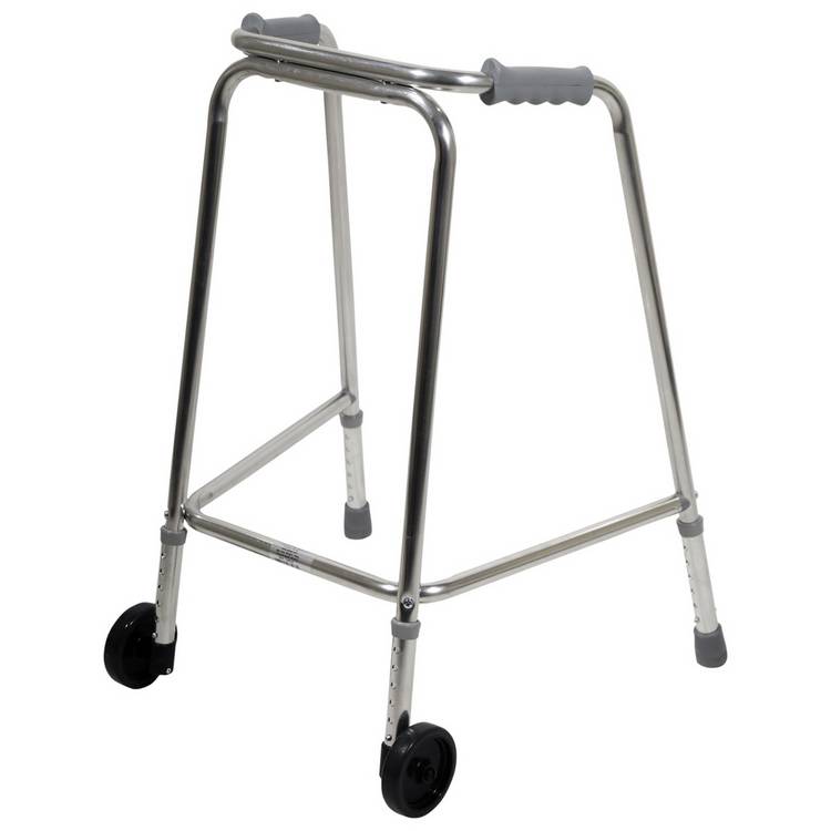 Aidapt lightweight aluminium walking frame with adjustable height (British brand)