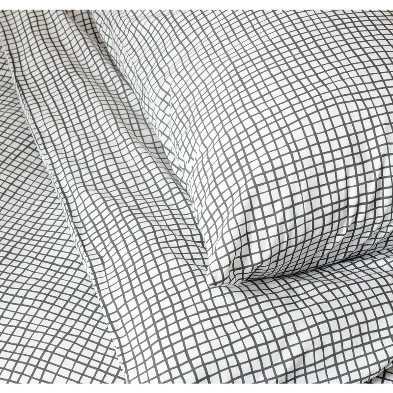 Habitat Cotton Willow Black & White Bedding Set - Kingsize