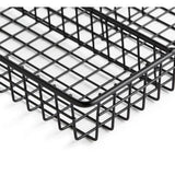 Habitat Nevin black cutlery tray H4.3x36x26cm - British product