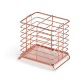 Habitat Nevin copper cutlery drainer, imported from the UK