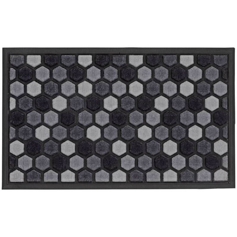 Argos Home grey short pile doormat 75x45cm, imported from the UK