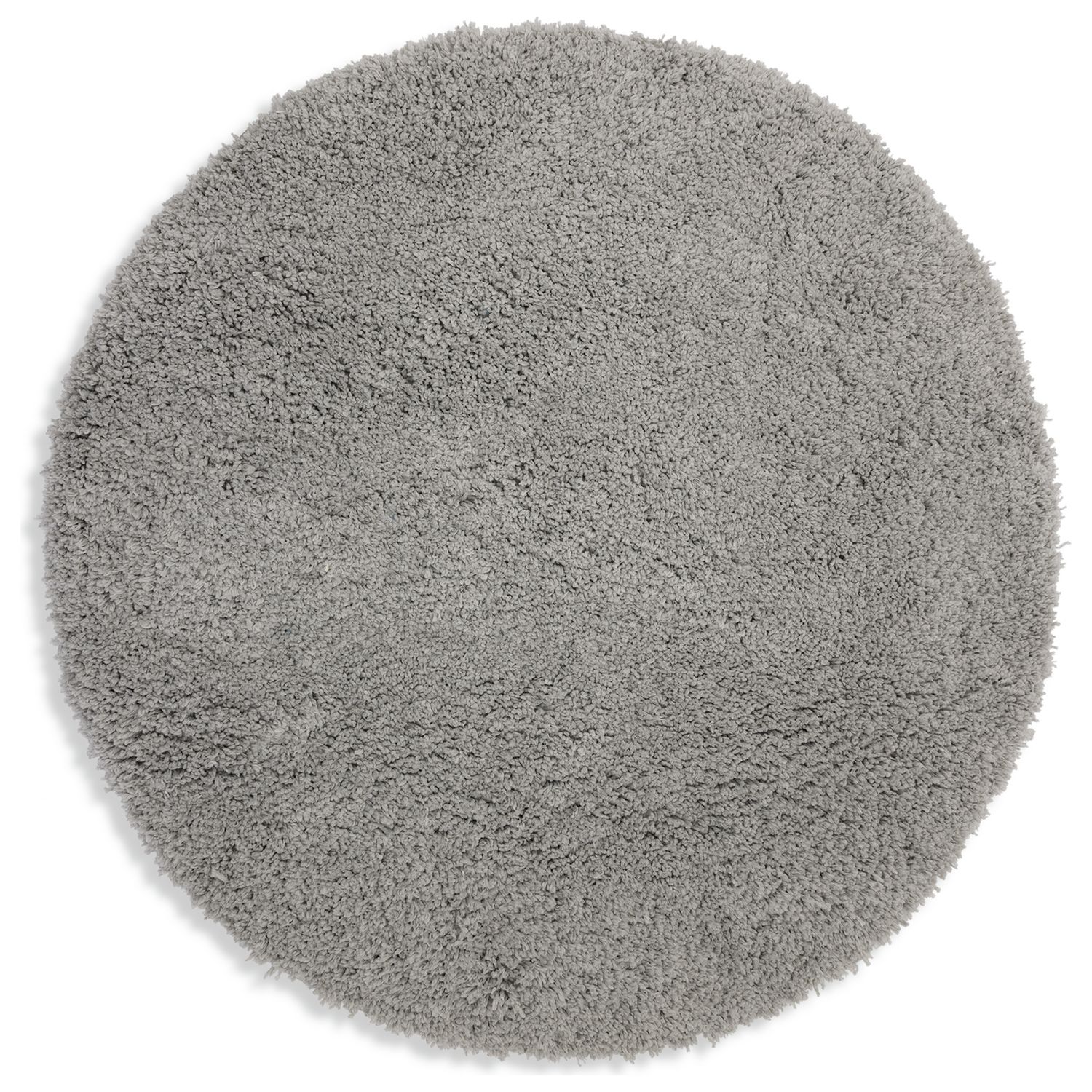 Habitat Cosy Round Dove Grey  Rug - 100cm
