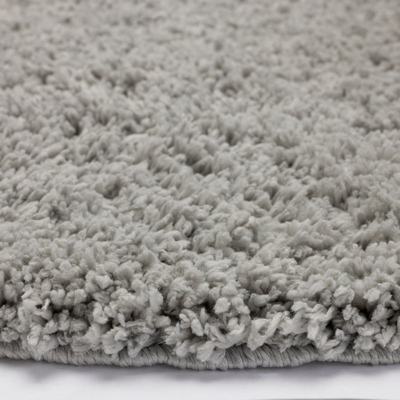 Habitat Cosy Round Dove Grey  Rug - 100cm
