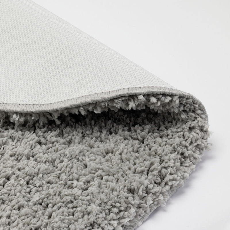 Habitat Cosy Round Dove Grey  Rug - 100cm