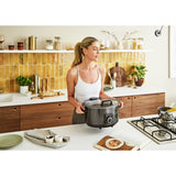Morphy Richards 6.5L hinged lid slow cooker black - British product