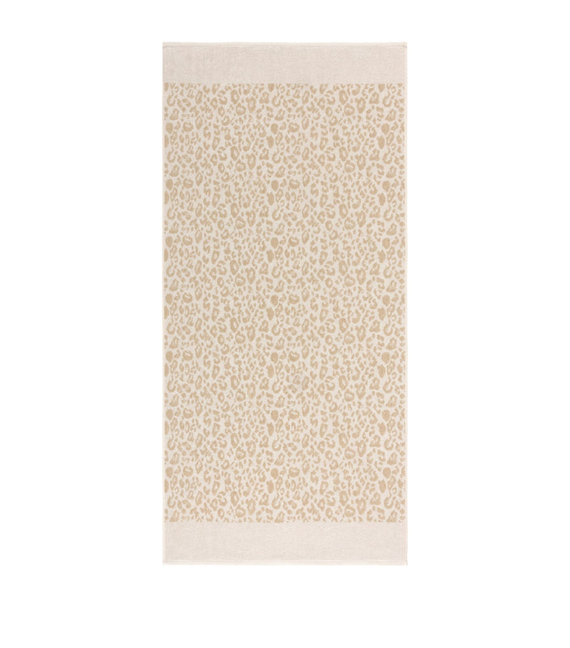 Yves Delorme Leopard Guest Towel 42cm x 70cm (British brand)