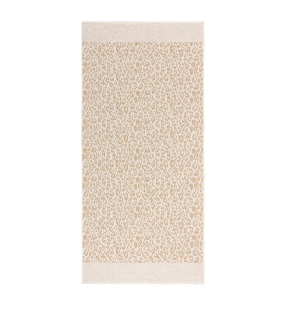 Yves Delorme Leopard Guest Towel 42cm x 70cm (British brand)