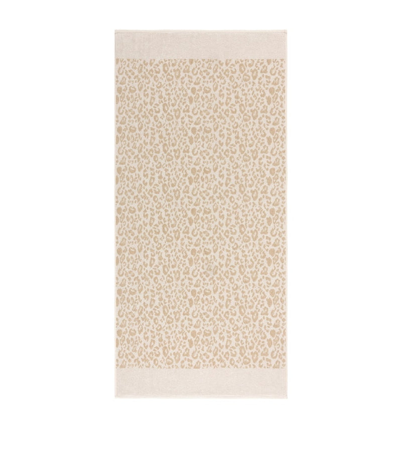 Yves Delorme Leopard Guest Towel 42cm x 70cm (British brand)