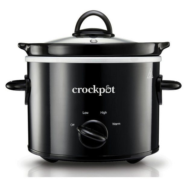 Crockpot 1.8L slow cooker black, imported from the UK