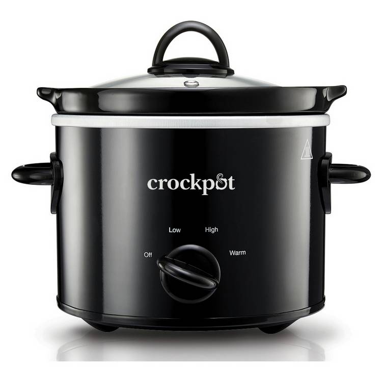 Crockpot 1.8L slow cooker black, imported from the UK