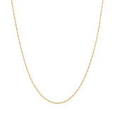 Revere 9ct gold twist curb necklace 18 inch, imported from the UK