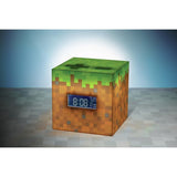 Minecraft Grass Block alarm clock with sunrise music - British product