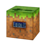 Minecraft Grass Block alarm clock with sunrise music - British product