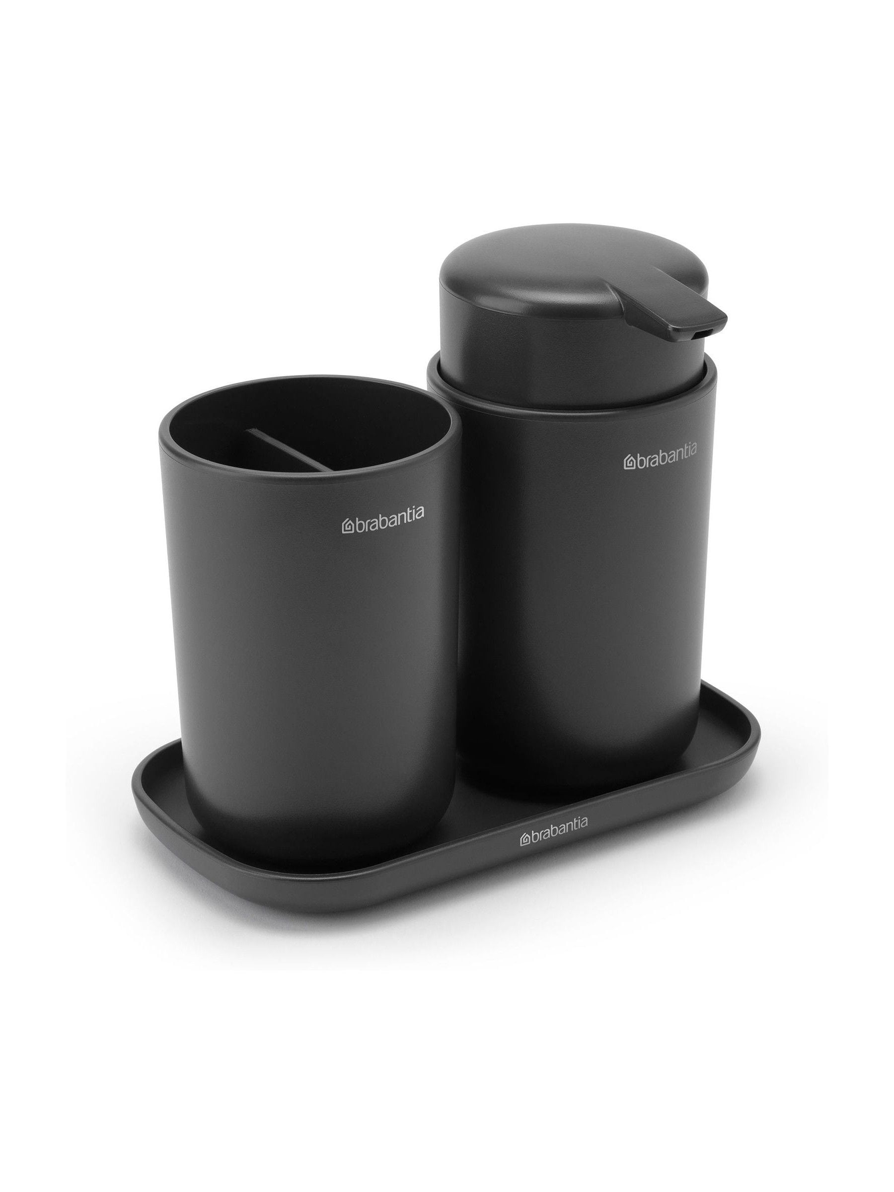 Brabantia white bathroom organiser set of 3 - British product
