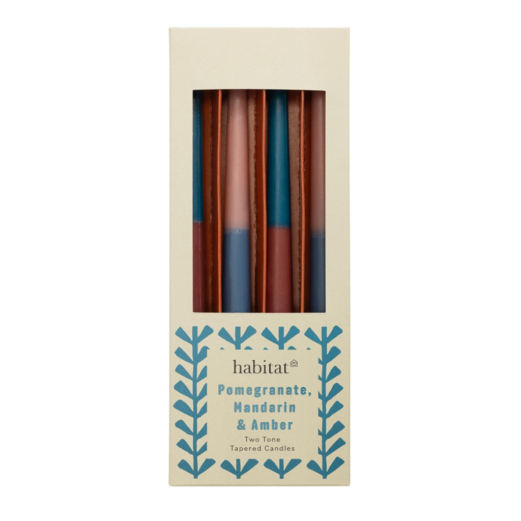 Habitat Unscented Taper Candles 4pk