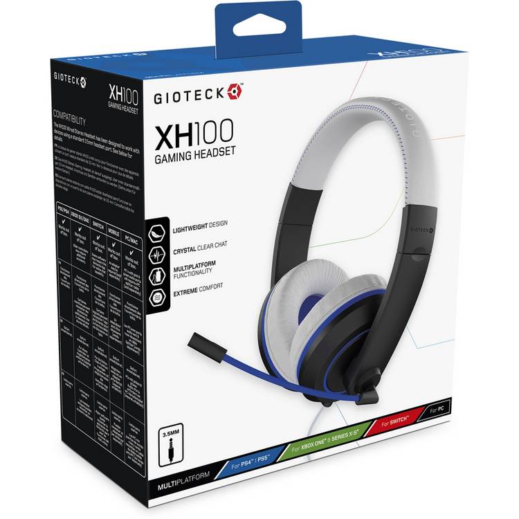 Gioteck XH100P gaming headset - British product