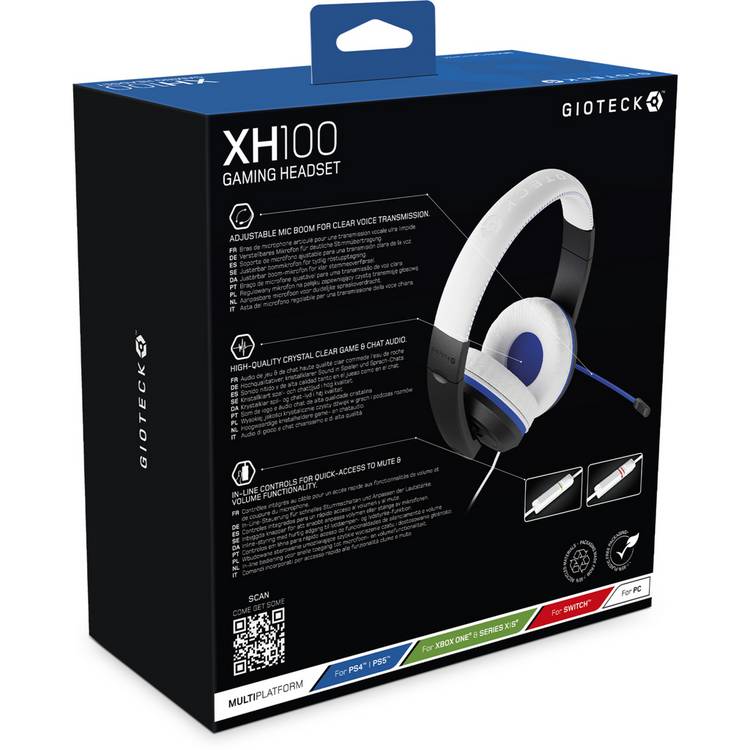 Gioteck XH100P gaming headset - British product