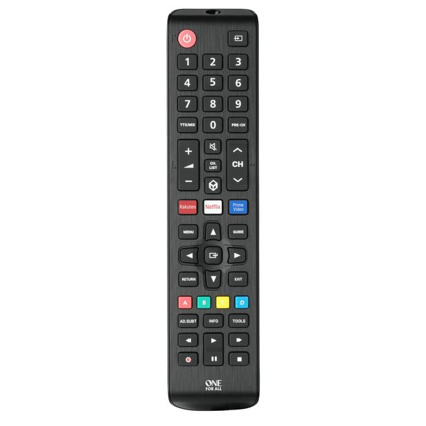 One For All URC4910 replacement remote for Samsung TVs, imported from the UK