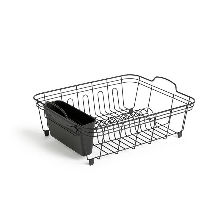 Habitat large wire dish drainer black - British product